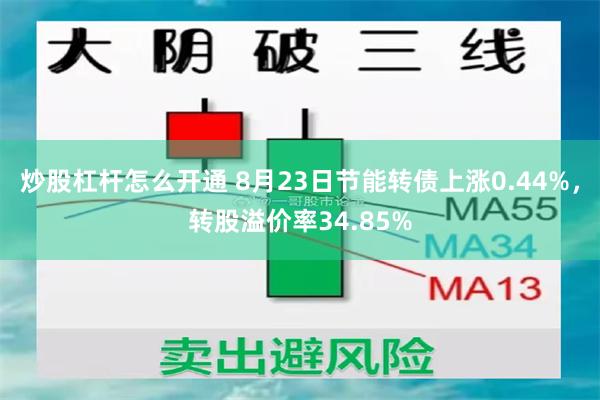 炒股杠杆怎么开通 8月23日节能转债上涨0.44%，转股溢价率34.85%