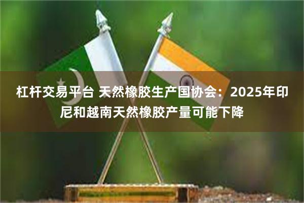 杠杆交易平台 天然橡胶生产国协会：2025年印尼和越南天然橡胶产量可能下降